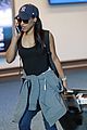 candice patton yankees hat vancouver airport 01