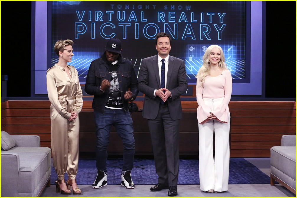 Watch Dove Cameron Play Virtual Reality Pictionary With Jimmy Fallon Photo 1078099 Photo