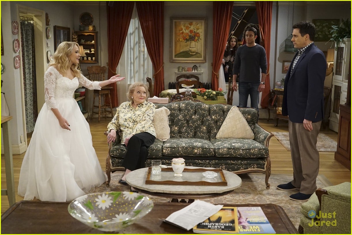 Full Sized Photo of emily osment wedding dress episode betty white ...