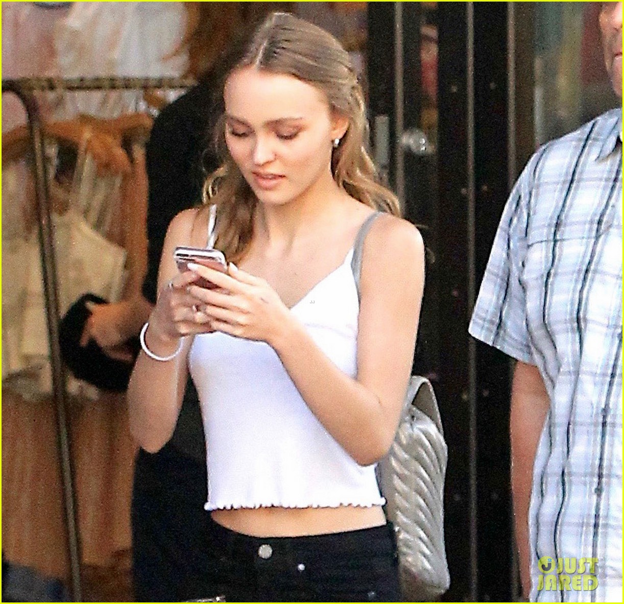 Full Sized Photo of lily rose depp shopping grove bodyguard 04 | Lily