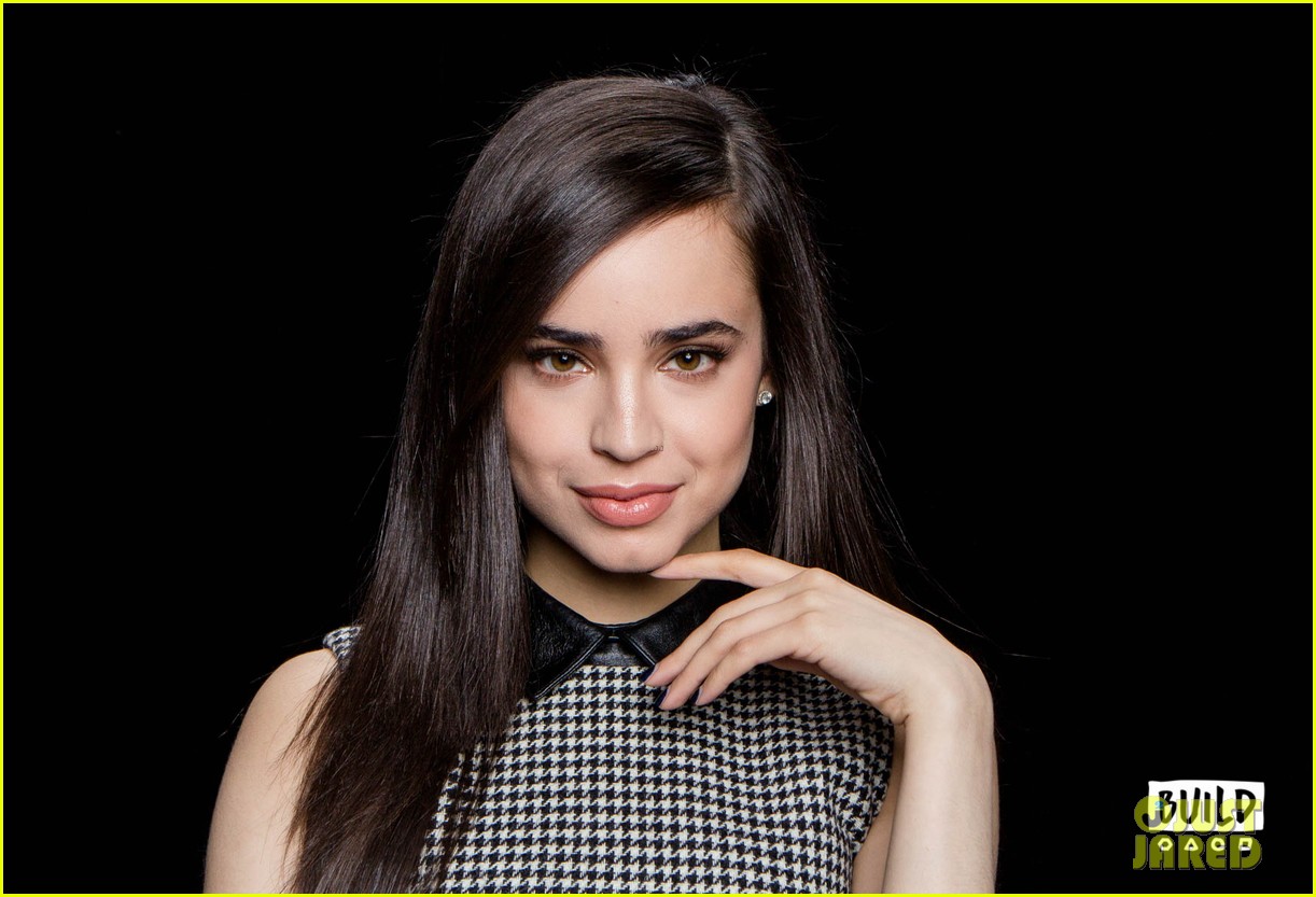 Full Sized Photo of sofia carson hits aol build 01 | Sofia Carson Says