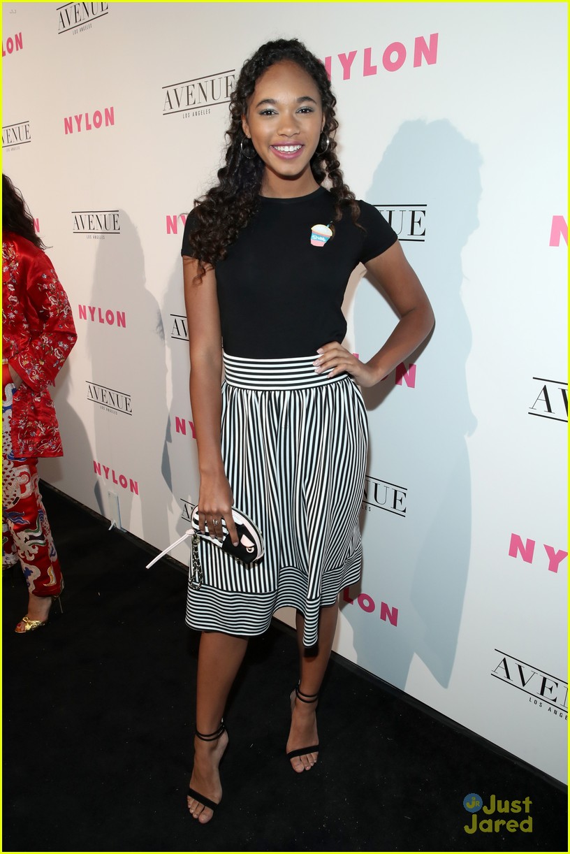 Chloe Lukasiak & Skai Jackson Show Off Midriffs at Nylon's Young