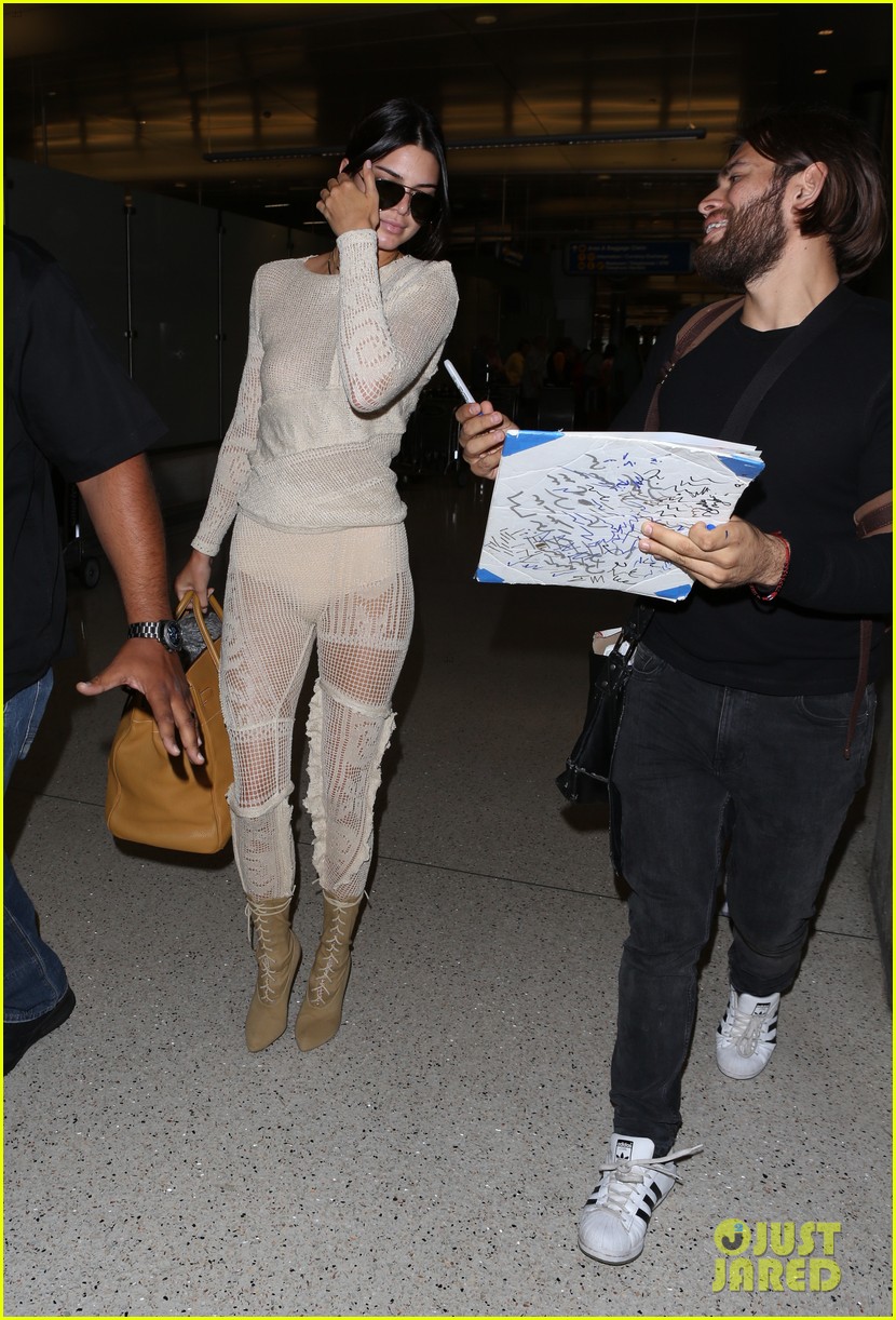 Kendall Jenner Leaves Little to the Imagination in SeeThrough Crochet