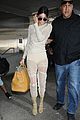 kendall jenner goes braless in sheer crochet top and see through pants 01