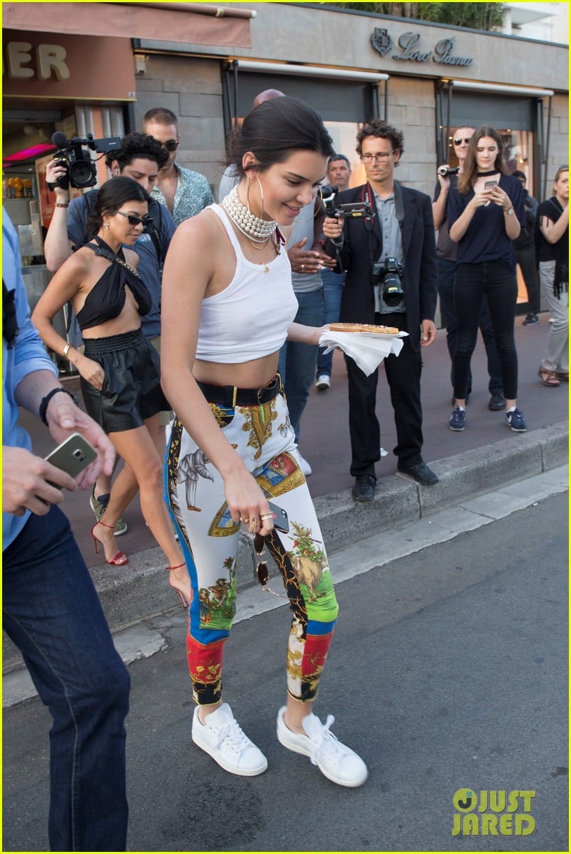 Kendall Jenner Hits the Water For Some Paddle Boarding in Cannes