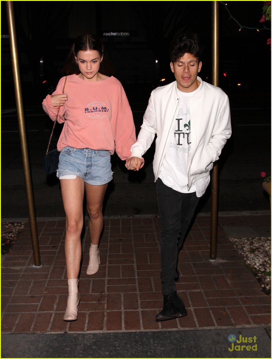 Maia Mitchell Couples Up With Boyfriend Rudy Mancuso For Dinner Date