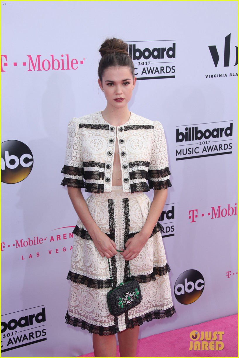 Maia Mitchell and Boyfriend Rudy Mancuso Walk the Billboard Music