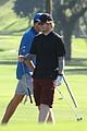 ed sheeran gets in round of golf before brazil tour dates 03