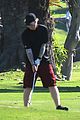 ed sheeran gets in round of golf before brazil tour dates 04