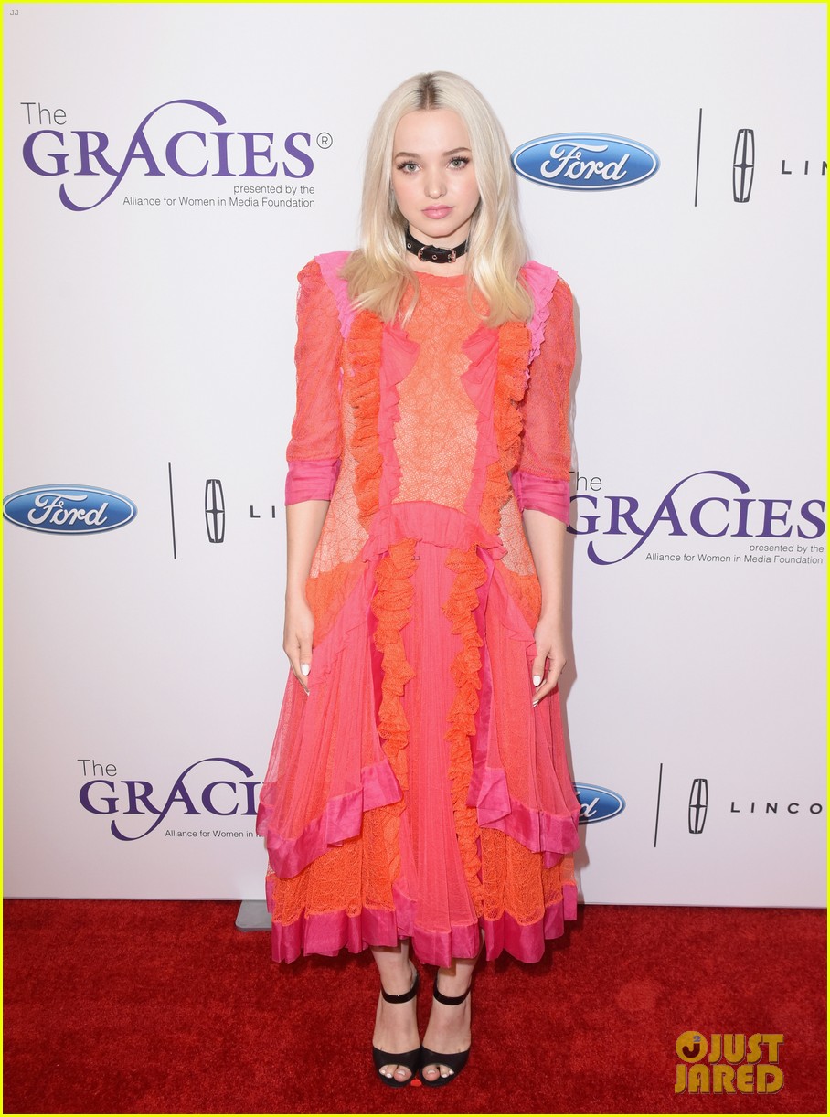 Full Sized Photo of dove cameron garrett clayton reunite at gracie