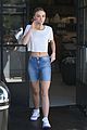 lily rose depp shows off her figure in white crop top 04