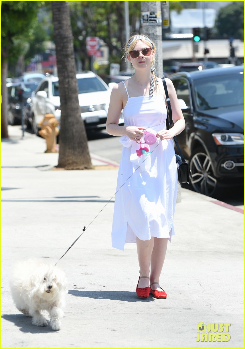 Elle Fanning Shows Off Cherry Tattoo on Lunch Outing | Photo 1095991 ...