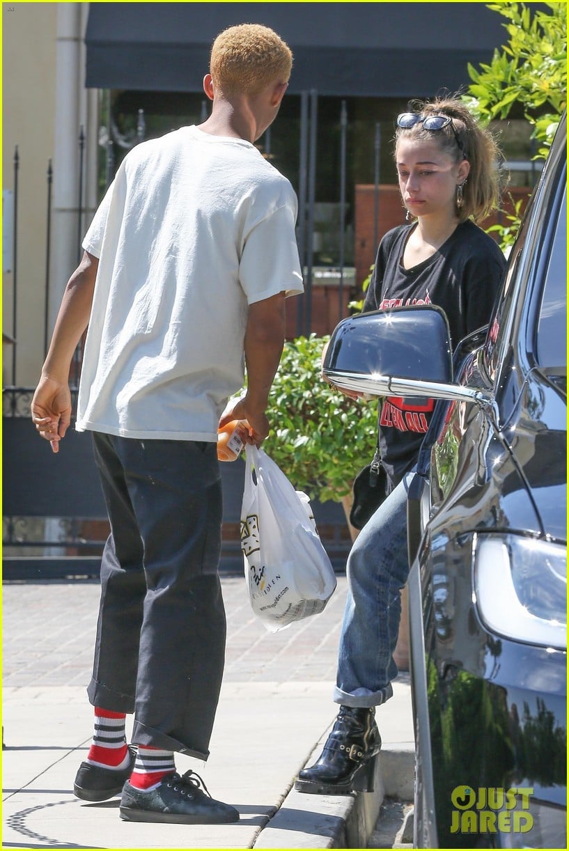 Jaden Smith Goes Casual for Lunch with Girlfriend Odessa Adlon | Photo ...