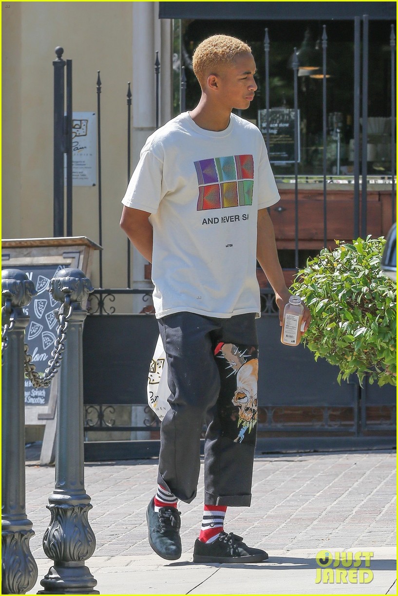 Jaden Smith Goes Casual for Lunch with Girlfriend Odessa Adlon | Photo ...