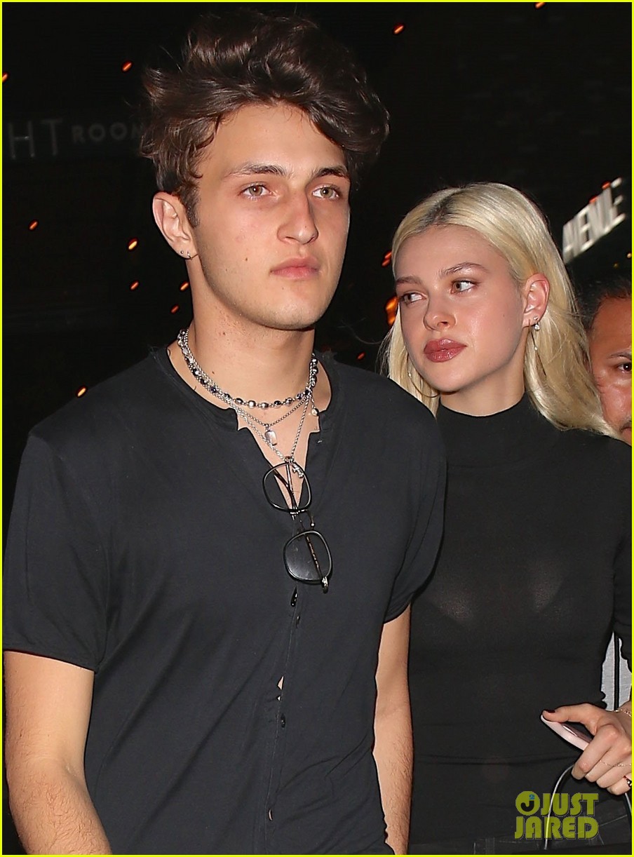 Nicola Peltz & Anwar Hadid Hold Hands While Leaving Dinner in LA