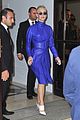 katy perry blue leather dress paris 01