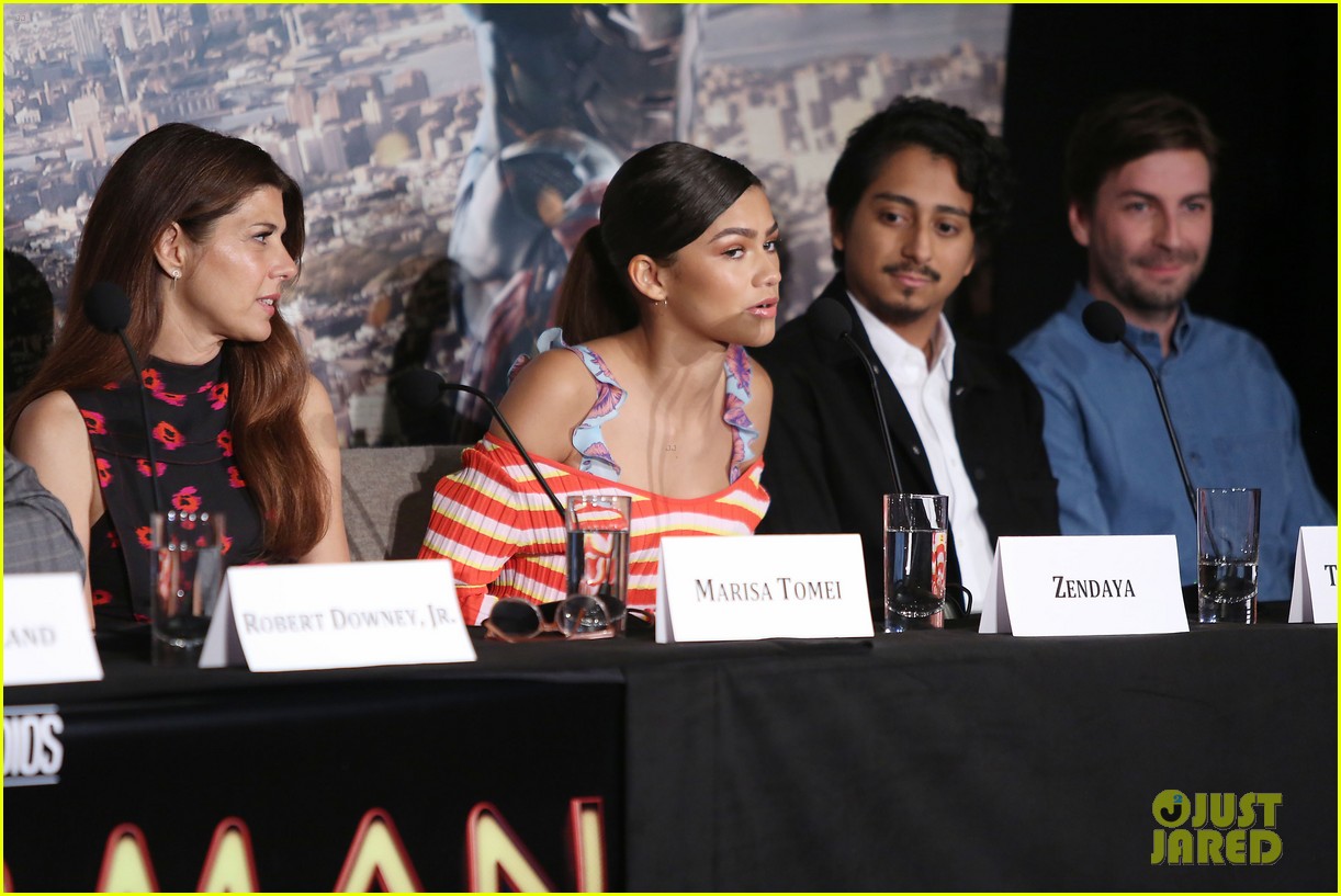 Zendaya and Laura Harrier Stun at 'Spider-Man: Homecoming's NYC