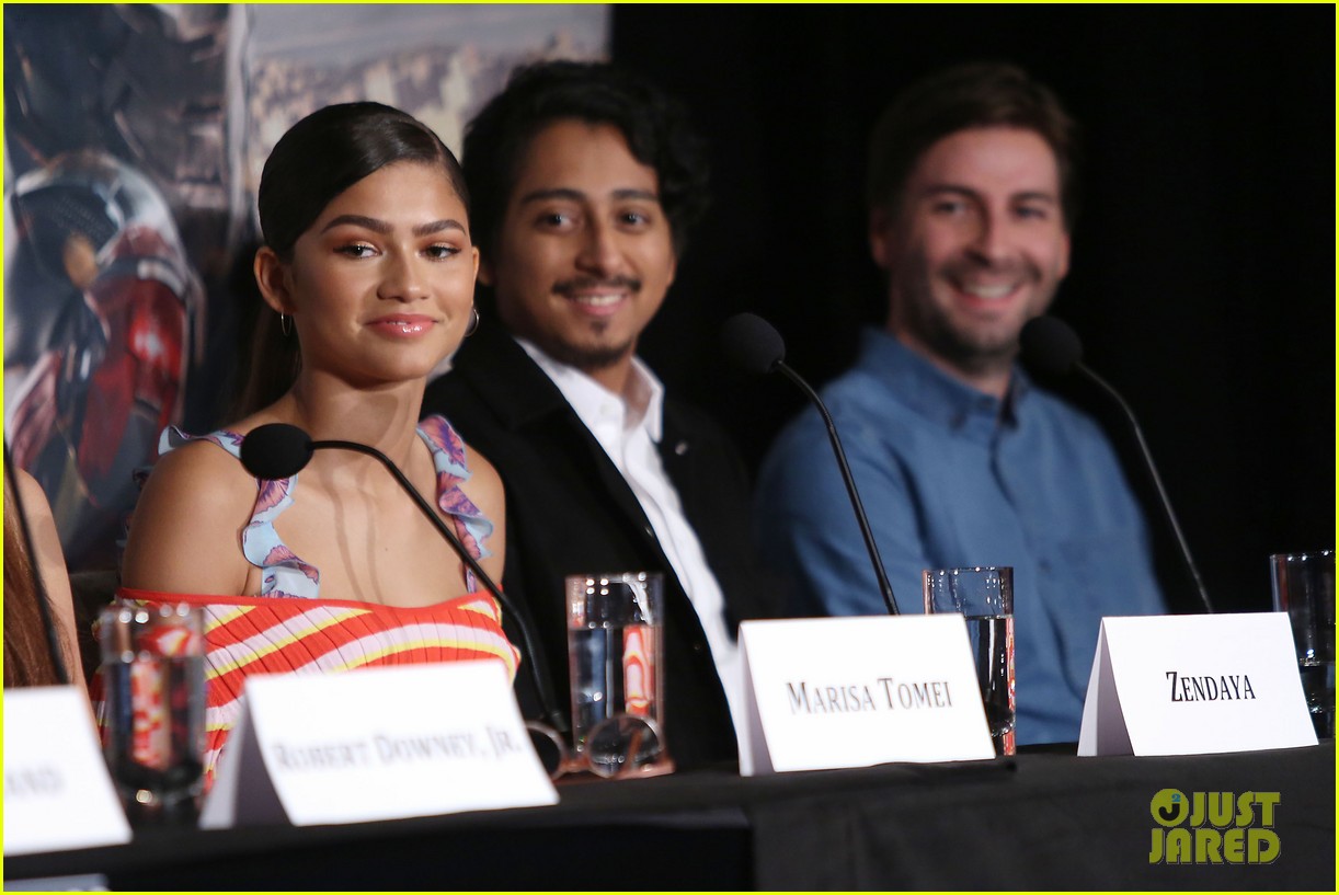 Zendaya and Laura Harrier Stun at 'Spider-Man: Homecoming's NYC