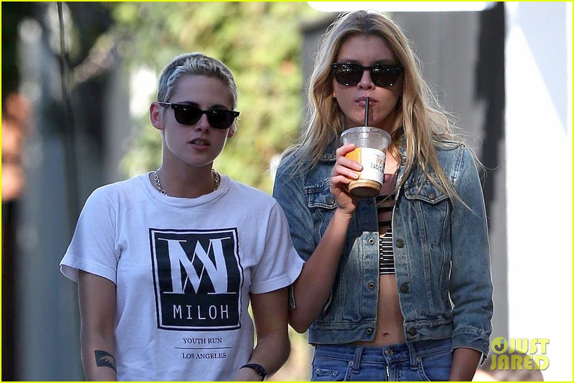 Full Sized Photo of kristen stewart stella maxwell so sweet out and ...