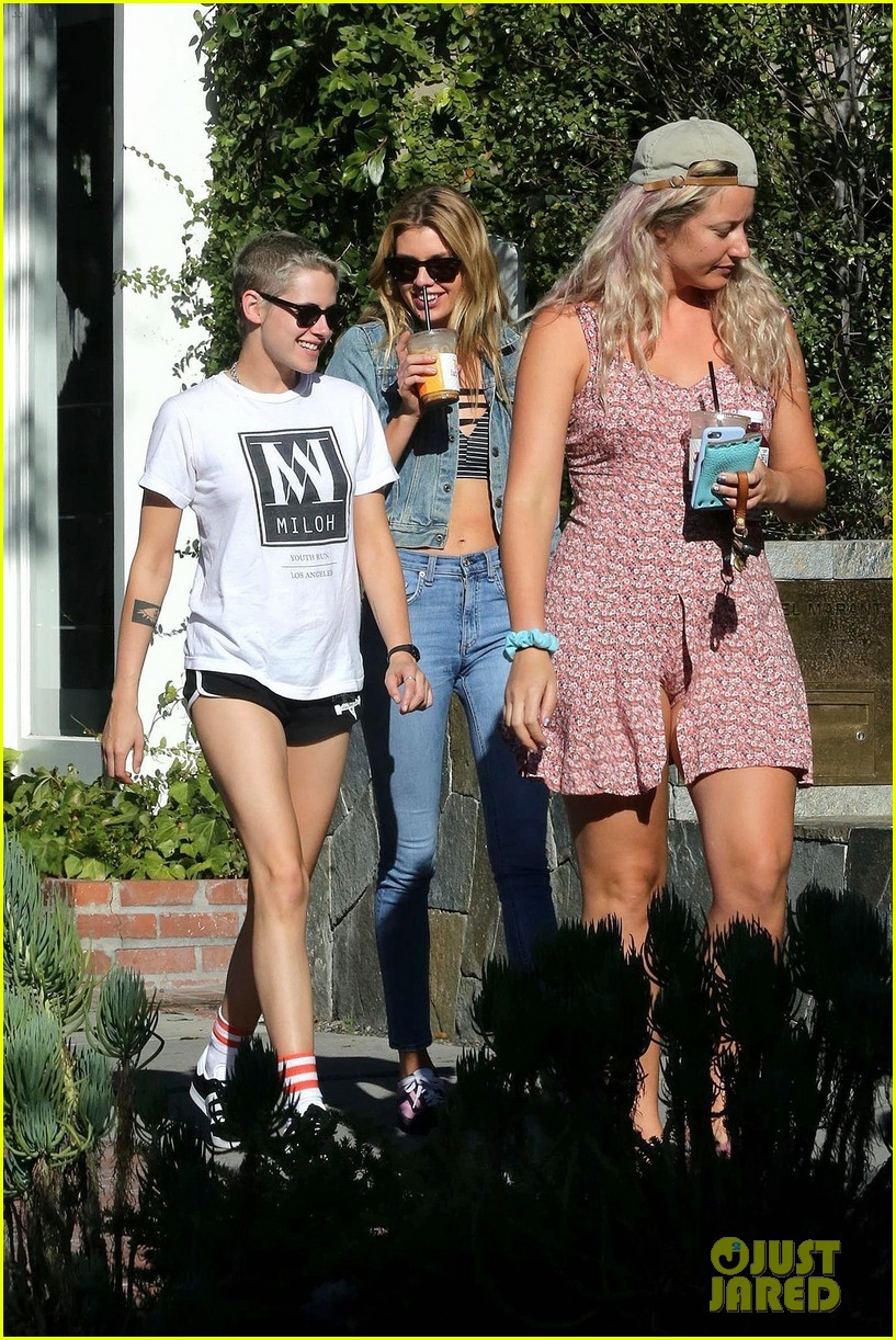 Full Sized Photo of kristen stewart stella maxwell so sweet out and