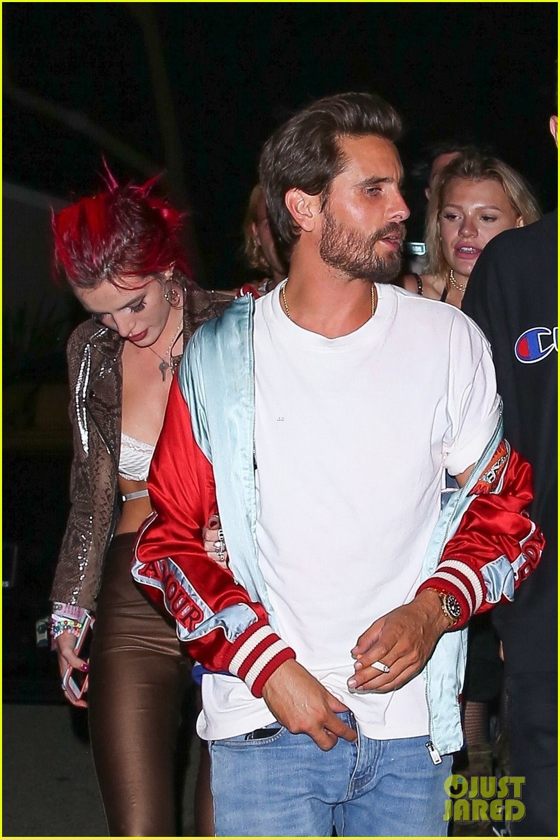 Full Sized Photo Of Bella Thorne Scott Disick Hold Hands On Night At