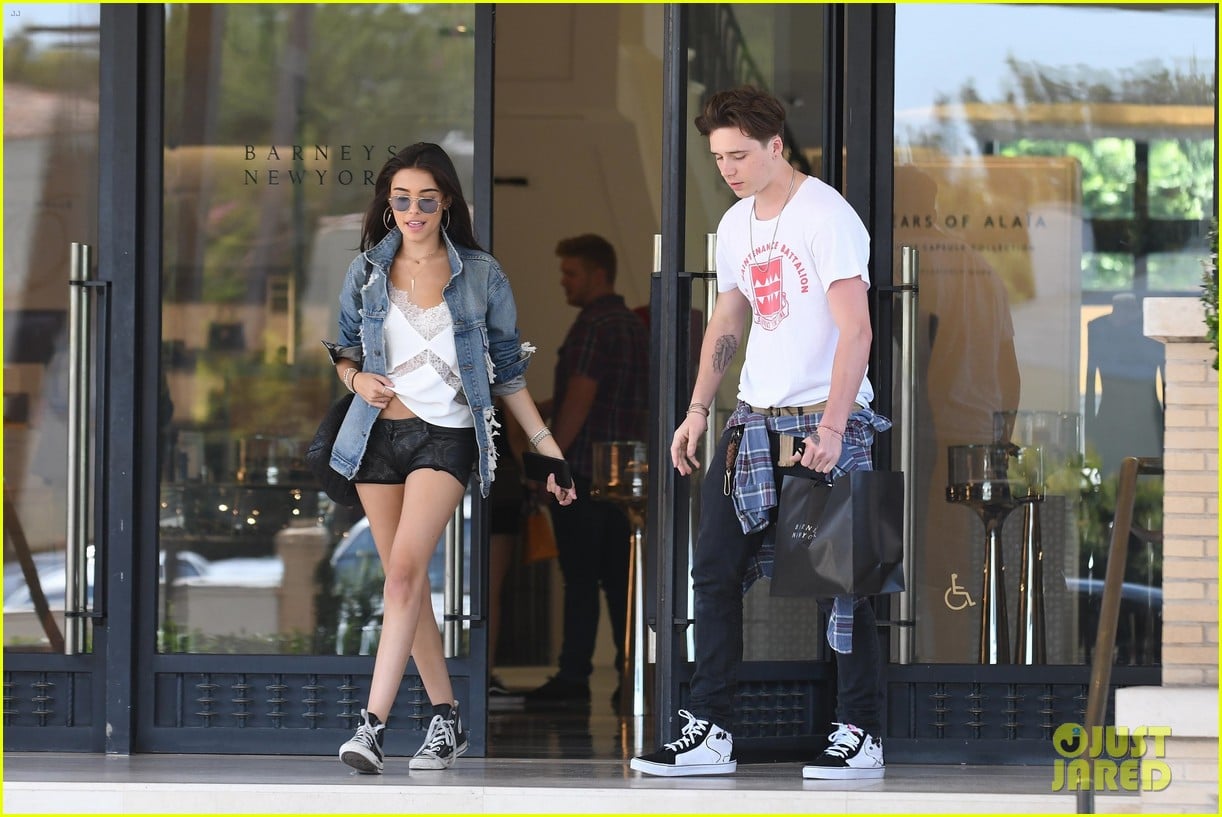 Full Sized Photo Of Brooklyn Beckham Shops With Madison Beer After Introducing Her To His Mom 11 7775