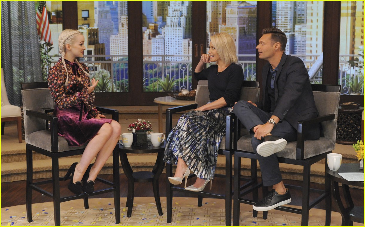 Full Sized Photo of dove cameron live kelly ryan interview 01 | Dove ...