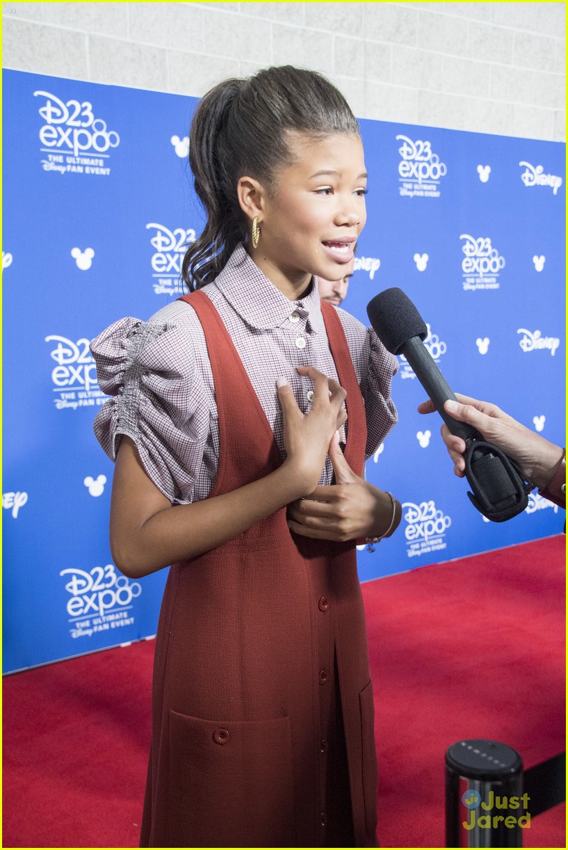 Storm Reid Promotes New Film A Wrinkle In Time At D23 Expo Photo 1099793 Photo Gallery 