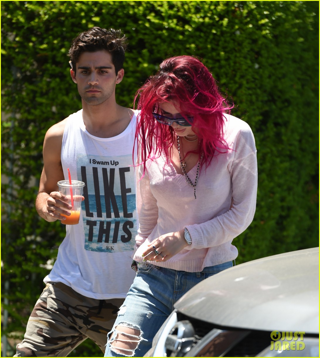 Bella Thorne & Max Ehrich Take a Break From Making Music for Lunch