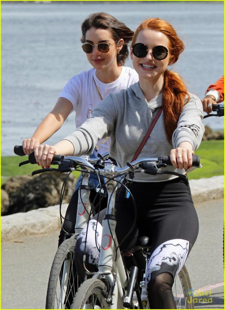 Full Sized Photo of madelaine petsch adelaide kane bike ride 05