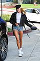 hailey baldwin steps out wearing daisy dukes in beverly hills 10