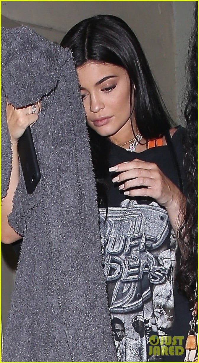 Kylie Jenner & Boyfriend Travis Scott Celebrate Her Birthday at the