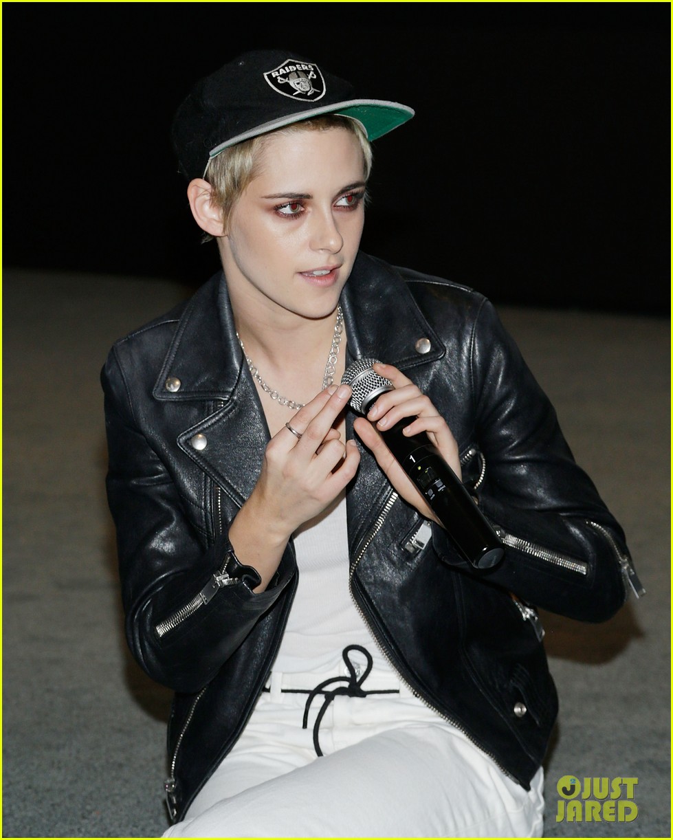 Full Sized Photo of kristen stewart screens her movie come swim at the