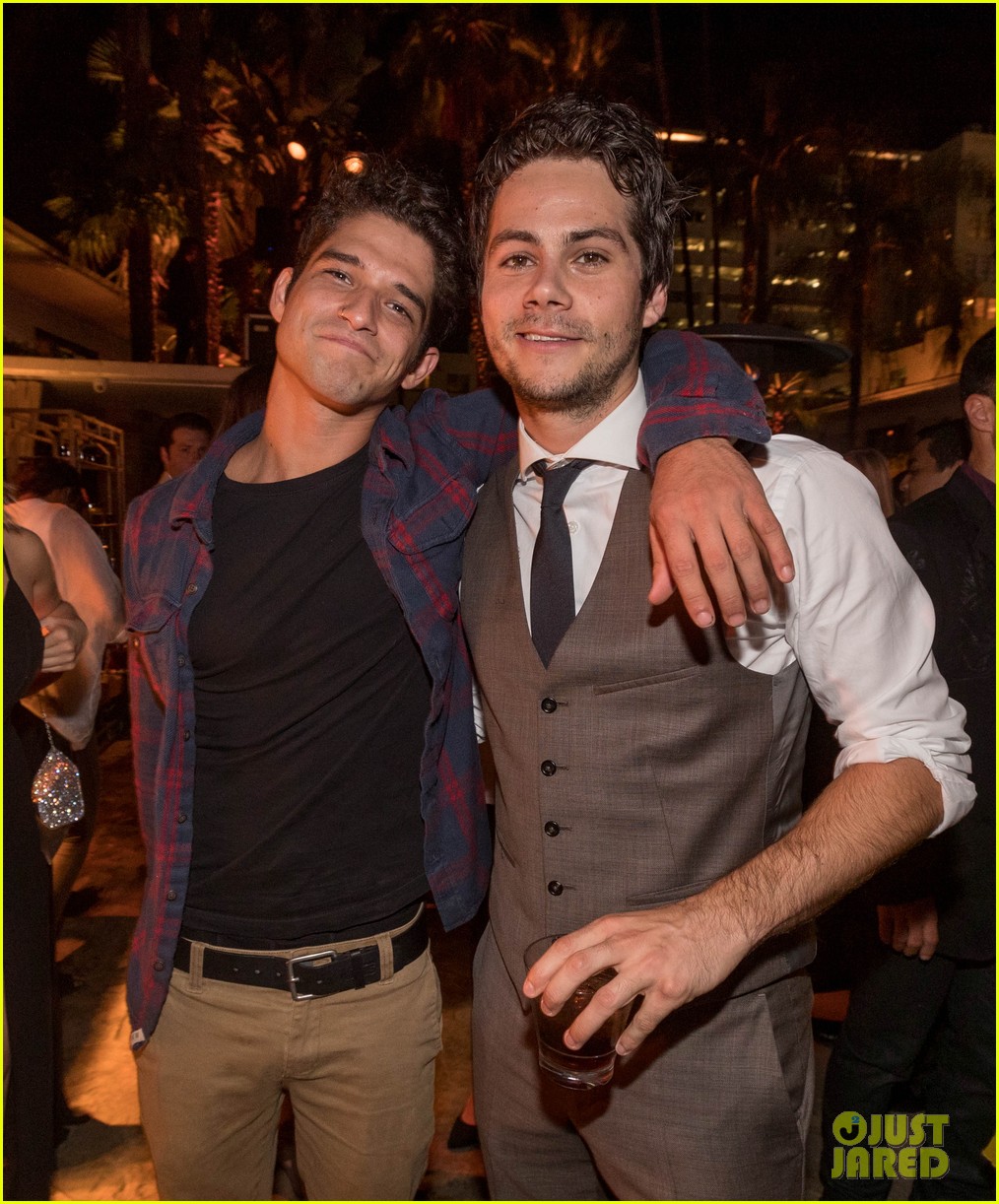 Tyler Posey Dylan O Brien Ryan Kelley Have A Teen Wolf Reunion Photo 1110370 Dylan O Brien Ryan Kelley Taylor Kitsch Tyler Posey Pictures Just Jared Jr