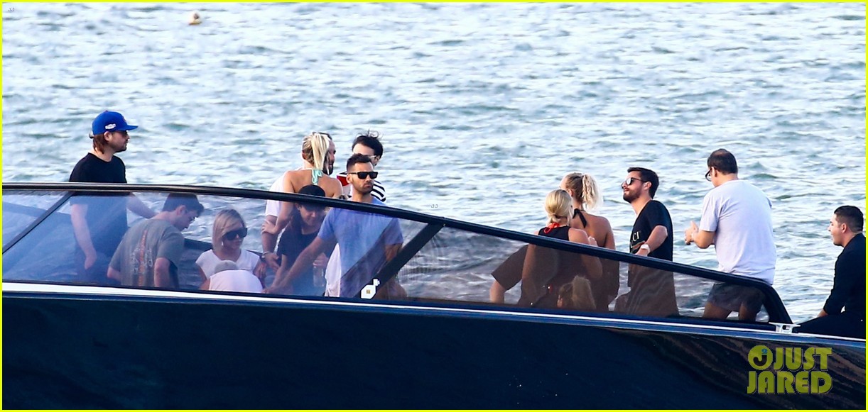 Full Sized Photo of scott disick and sofia richie flaunt pda on a boat