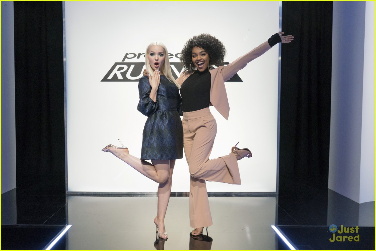 Dove Cameron & China Anne McClain Guest Judge on 'Project Runway