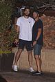 liam luke hemsworth grab dinner with friends and family 01