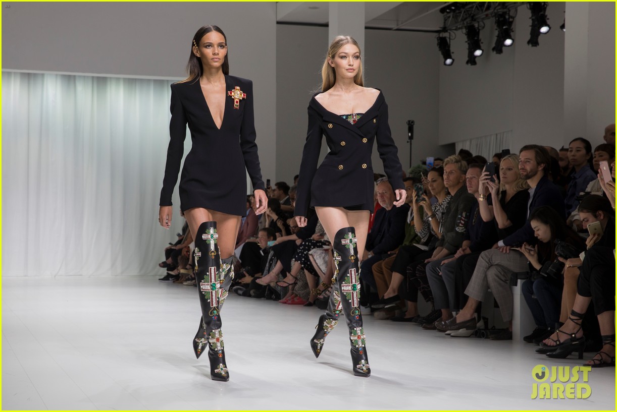 Kendall Jenner and Gigi Hadid are Showstoppers in Bold Versace Looks