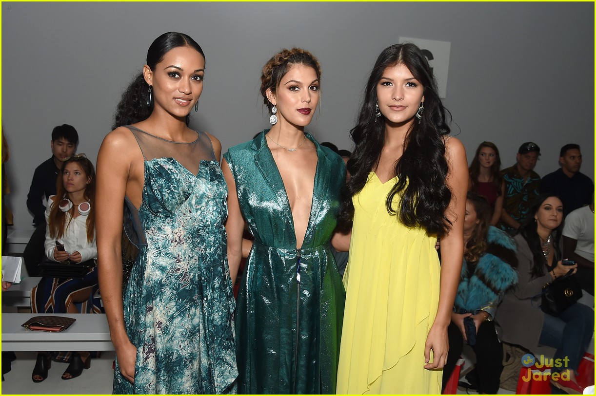 Lili Reinhart Has Fun With Florals at Christian Siriano's Runway Show