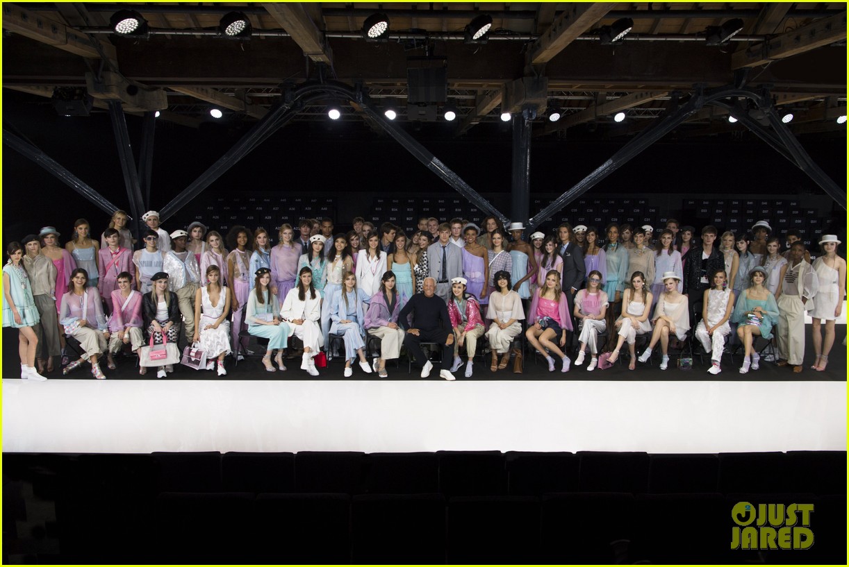 Full Sized Photo of liam payne ellie goulding armani show 14 | Liam