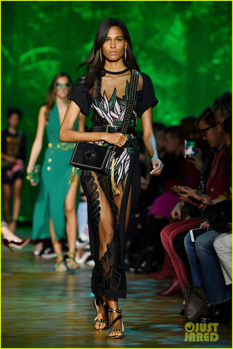 Emily Robinson Literally Wore Her Dreams to Elie Saab's Paris Show