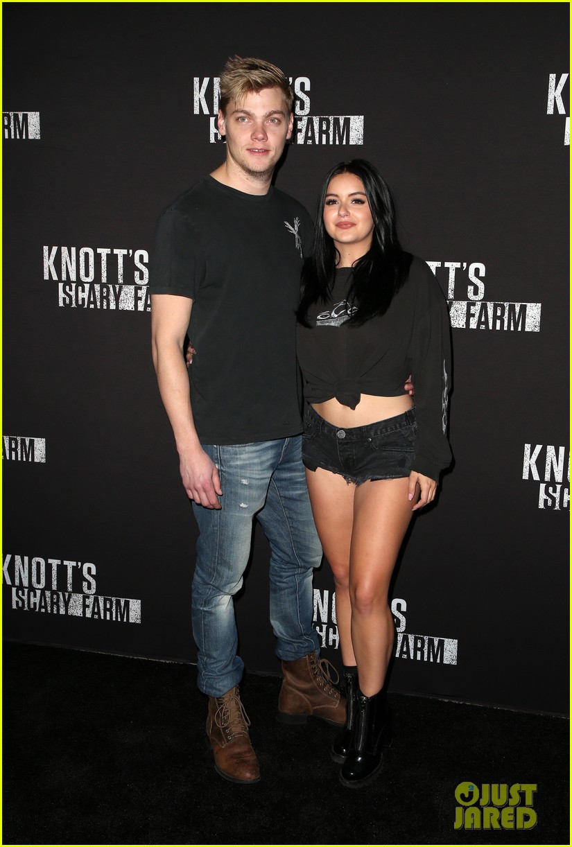 Ariel Winter & Levi Meaden Get Photobombed by Nolan Gould at Knott's