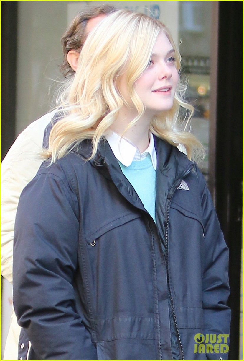 Elle Fanning Gets Into Character as She Continues Shooting Woody Allen