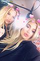 pregnant sisters khloe kardashian kylie jenner snap selfies 05