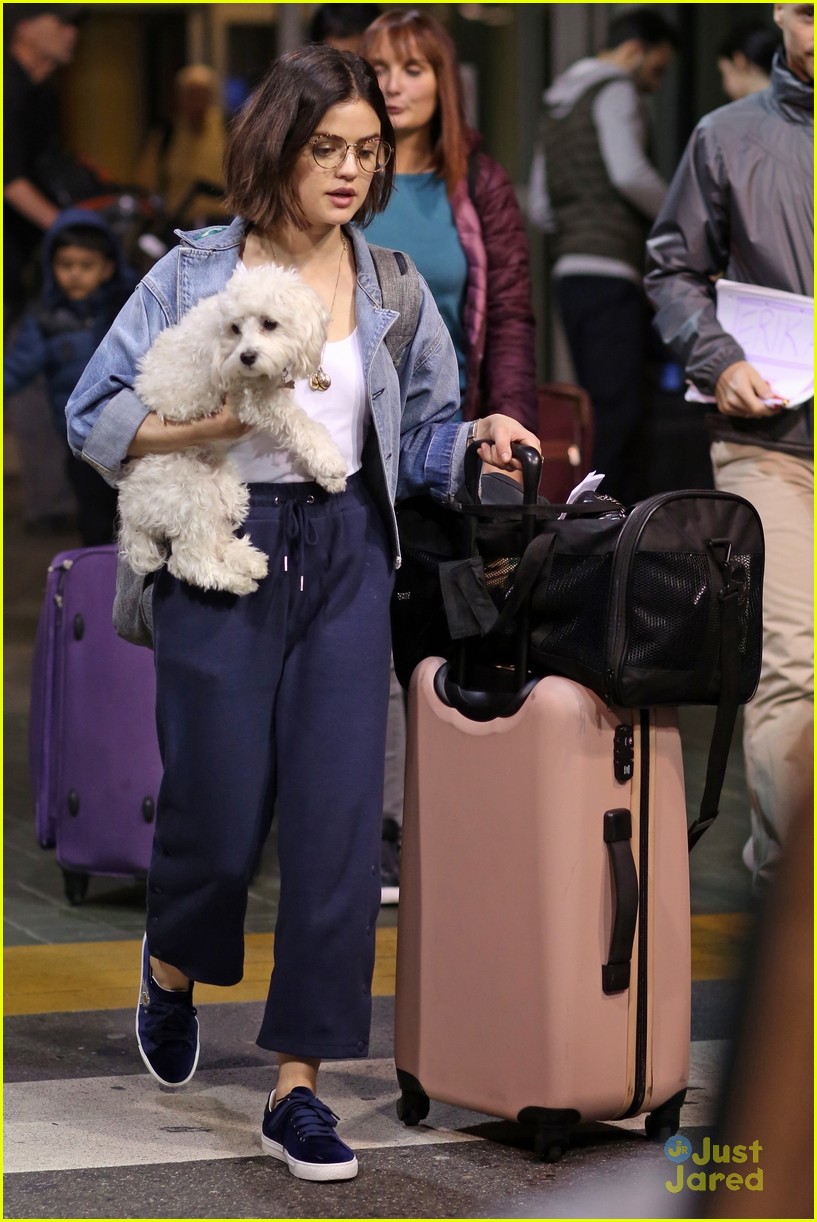 Lucy Hale Returns To Vancouver After Short Trip Home to Nashville
