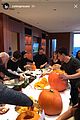 riverdale cast pumpkin carving party pics 01
