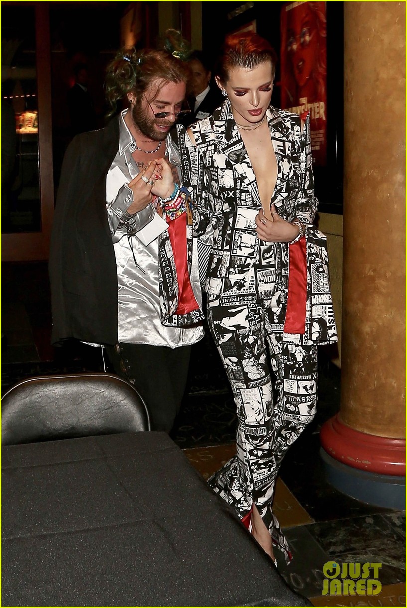 Full Sized Photo of bella thorne ditches her bra for the babysitter