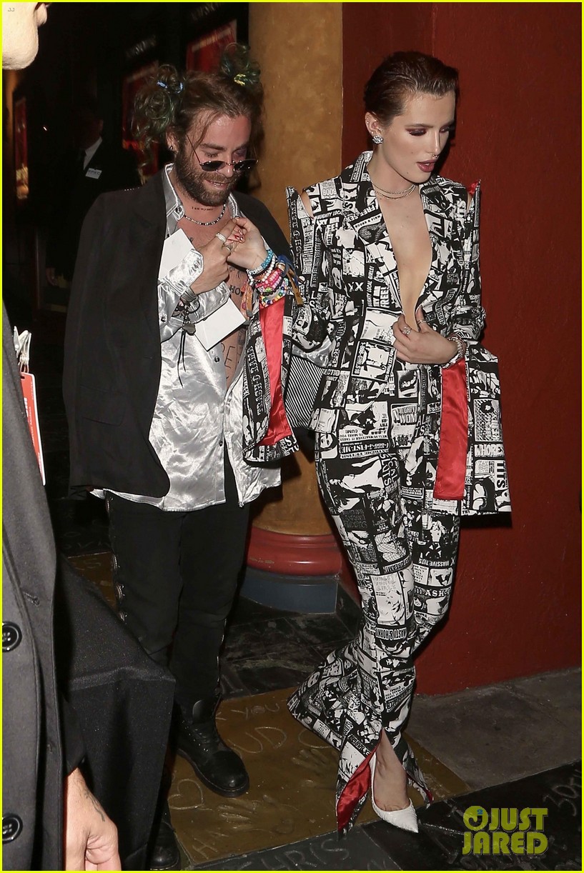Full Sized Photo of bella thorne ditches her bra for the babysitter