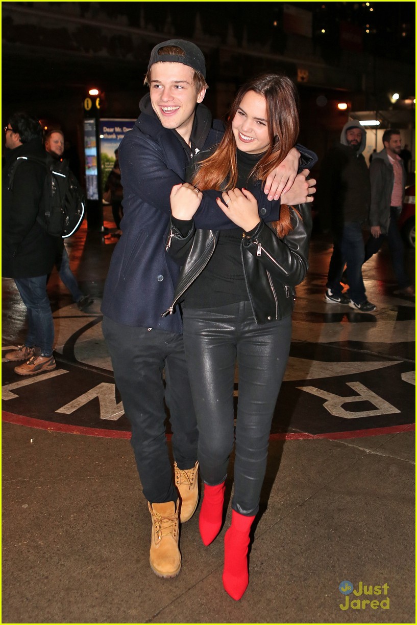 Bailee Madison & Alex Lange Have Date Night Out at Toronto Raptors Game