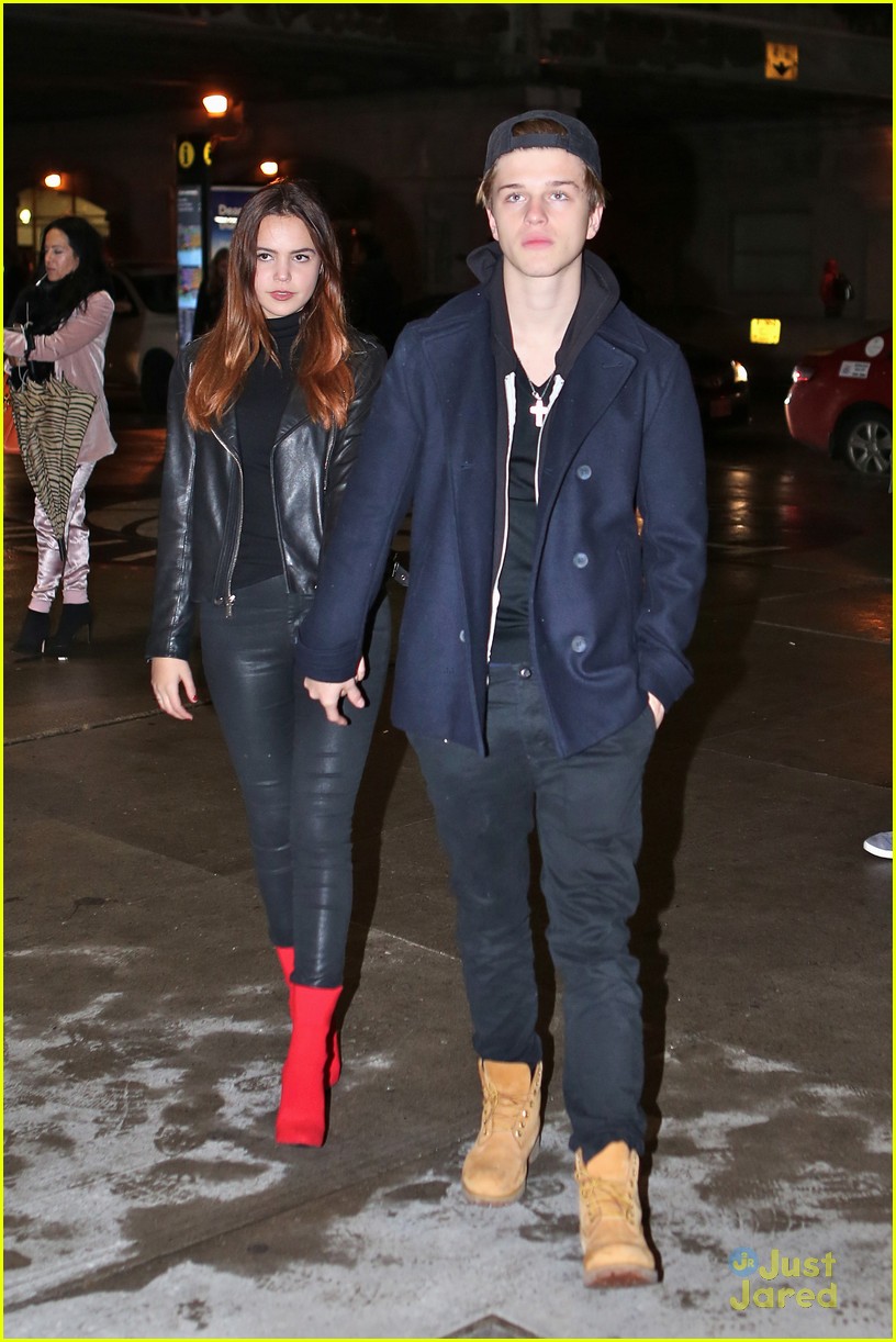 Bailee Madison & Alex Lange Have Date Night Out at Toronto Raptors Game
